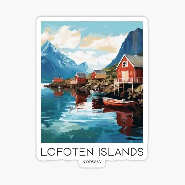 LOFOTEN NORWAY Beautiful Scenery Car Sticker Window Car Motorcycle Wall Room Camper Van Off-road Vinyl Self-adhesive Stickers