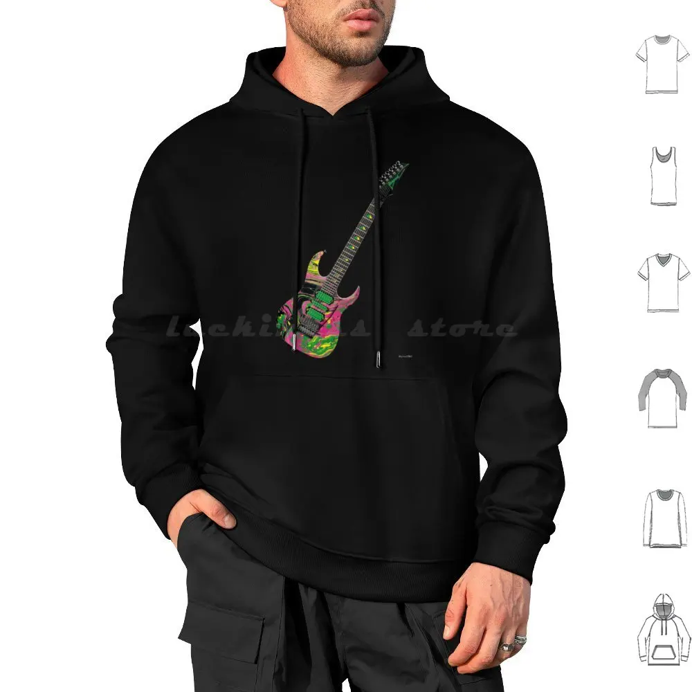 

Universe ( Uv77 Mc ) Hoodie cotton Long Sleeve Steve Vai Vai Passion Warfare Universe Guitar 7String Metal Steve