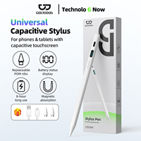 Universal capacitive stylus Smart for Android IOS Tablet Pen  LED Display for iPad Samsung Huawei Xiaomi Tablet&phone Touch Pen