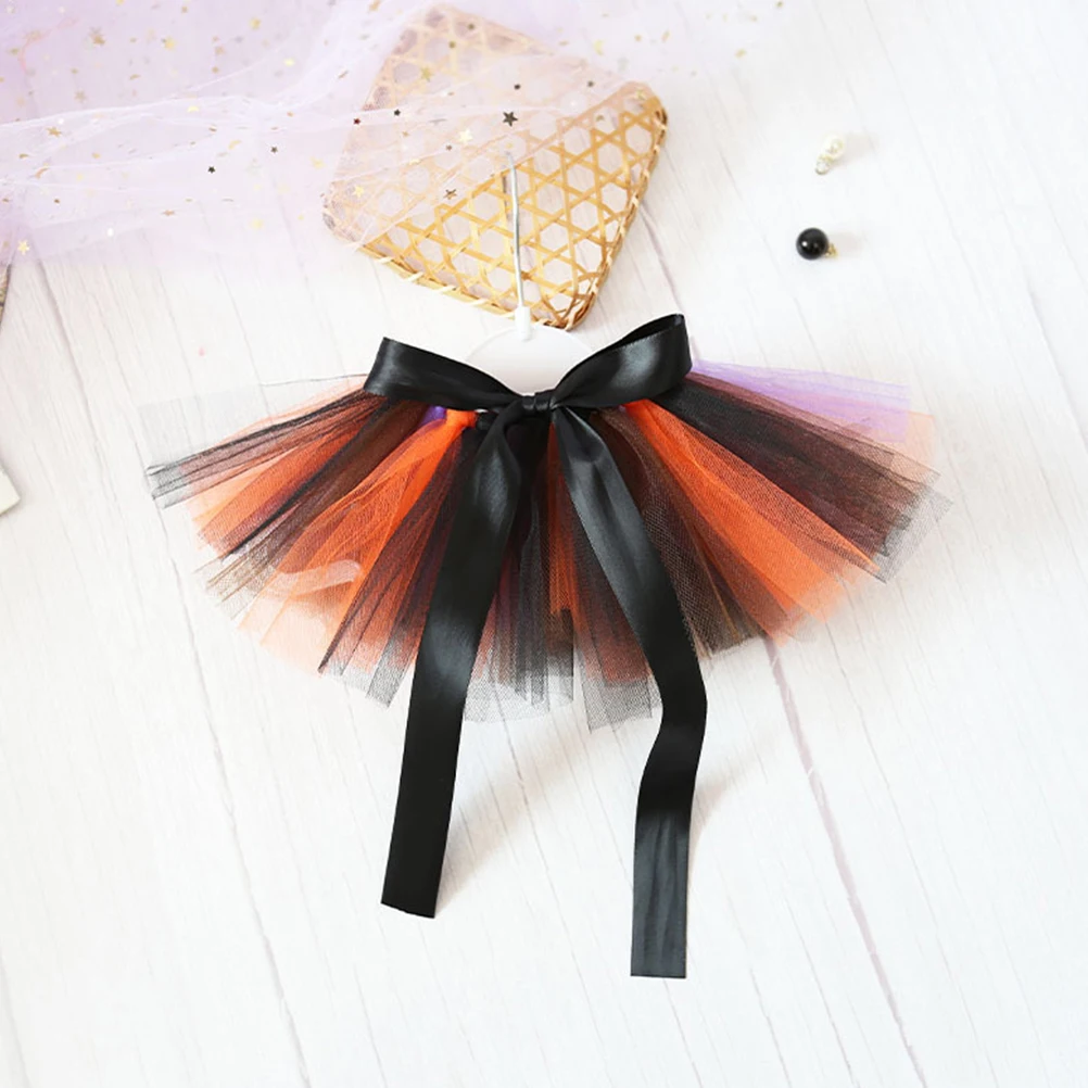 

1pc Pet Dog Gauze Skirt Tutu Party Clothing Costume Mesh Dress For Puppy Festival Wearable Adorable Charm Pet Supplies