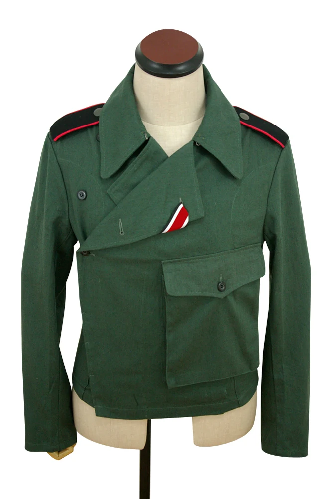 GUHC-002 wwii alemão heer panzer verão hbt reed verde wrap/jaqueta tipo ii