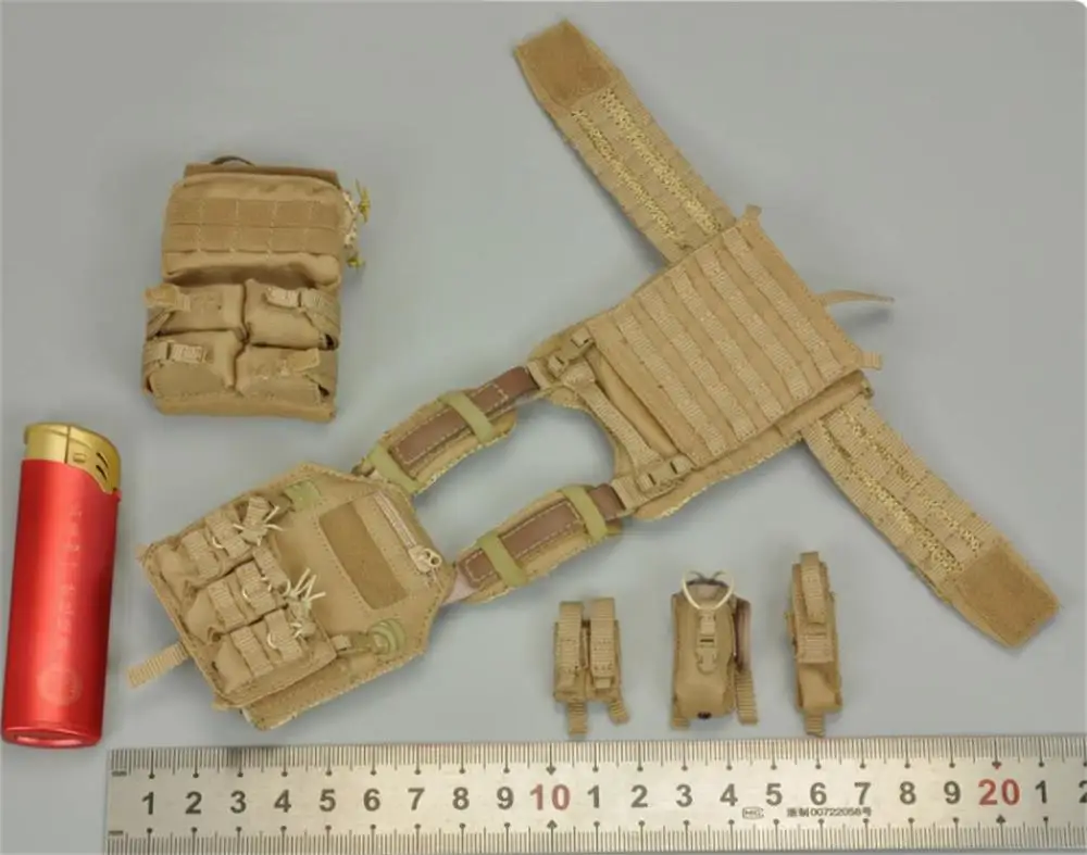 FLAGSET FS 73031 Stoere Kerel Ghost Duty of the War End Soldaat Speelgoed Model Hang Borst Vest Tas Oor Telefoon Speelgoed Model Voor 12 