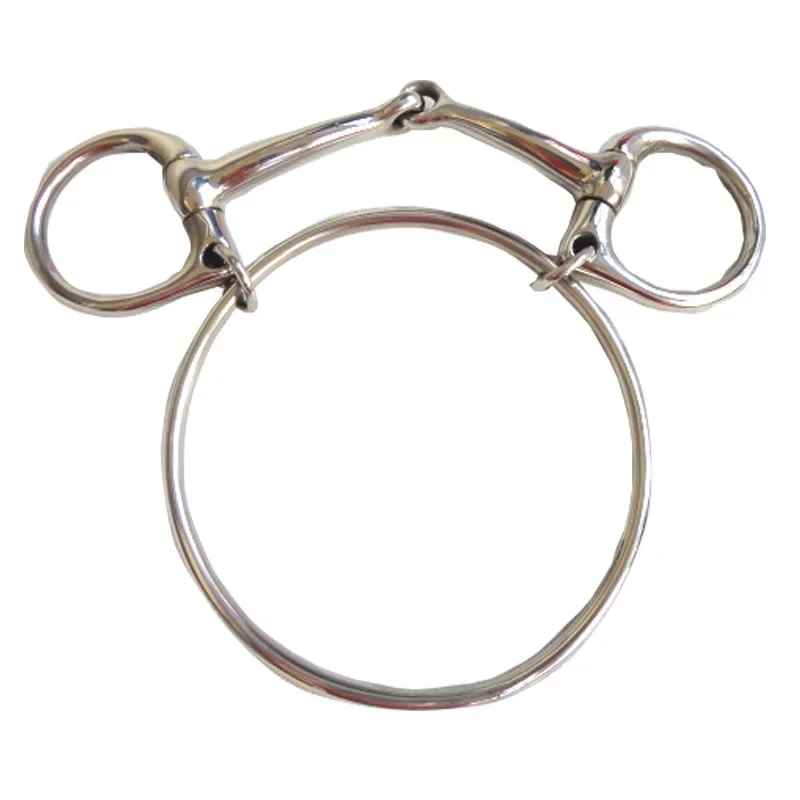 Stainless steel horse rank, equestrian supplies, large ring horse mouth armature