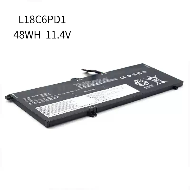 

L18M6PD1 Laptop Battery for Lenovo ThinkPad X390 X395 X13 1st Gen L18C6PD1 L18L6PD1 02DL017 SB10K97655 02DL018 48WH