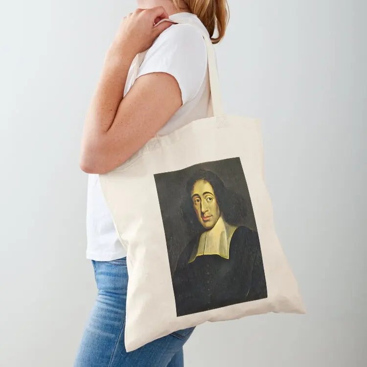 

Baruch Spinoza Artwork Tote Bag reusable shopping bags personalized tote great bag Women's bags