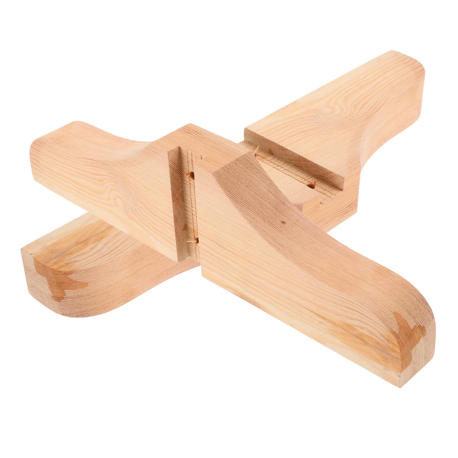 

2Pcs Room Divider Stabilizer Feet Wooden Japanese Style Screens Holder Construction for Various Settings