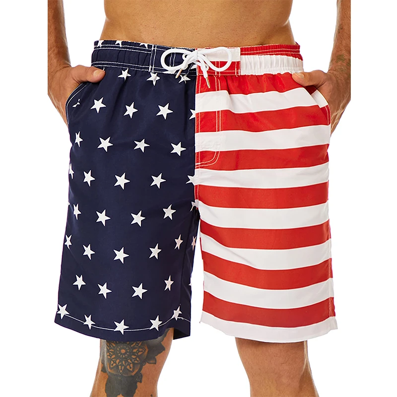 

USA National Flag 3D Print Summer Short Pants Kids Male Causal Fashion Gym Shorts Ropa De Hombre Teen Surfing Board Shorts Mens