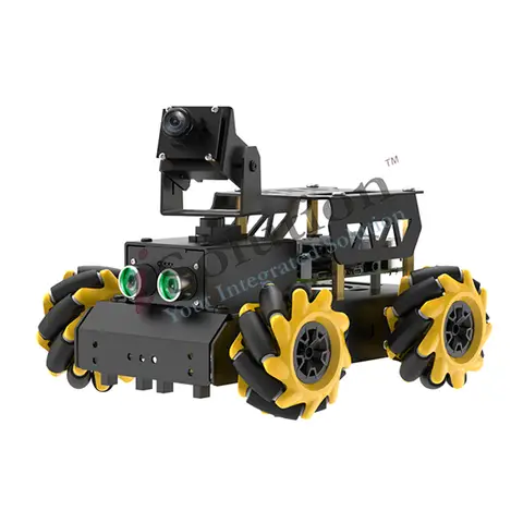 4WD TurboPi Mecanum Wiel Motor Robot Auto voor Raspberry Pi 4B/5 voor Starters Open Source Programmeerbare Robot auto DIY Kit