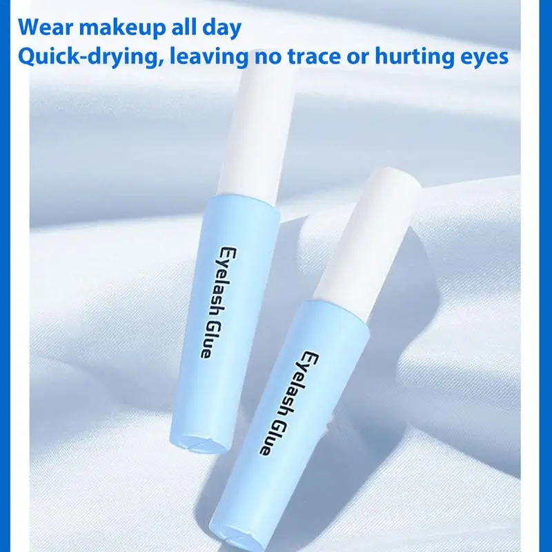 False Eyelash Glue Transparent Lash Adhesive with Super Strong Hold Long-Lasting Easy Removal Lash Adhesive for False Eyelashes