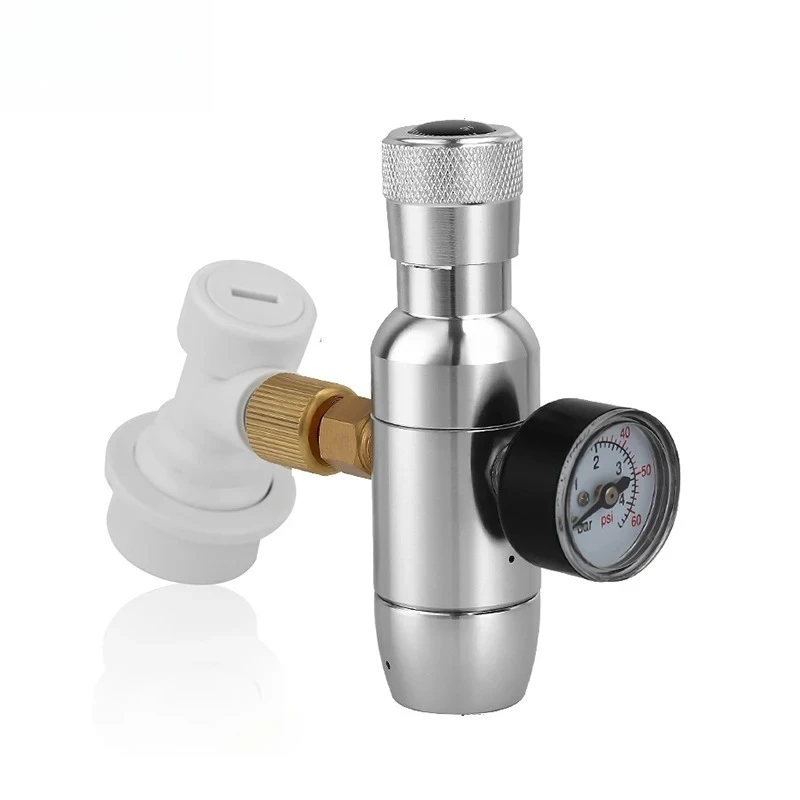 CO2 air valve CO2 pressure reducing valve 3/8UNF beer soda water pneumatic keg mini pressure reducer