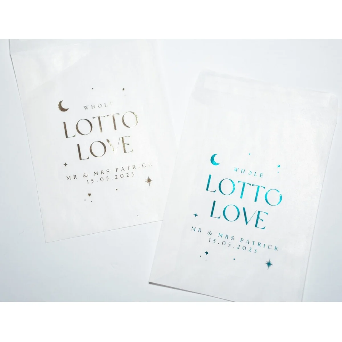 Celestial Confetti Bags | For Your Happy Tears | Scratch Card Holder | Favour Packets | Lotto Love | Tissue Packets | Celestial