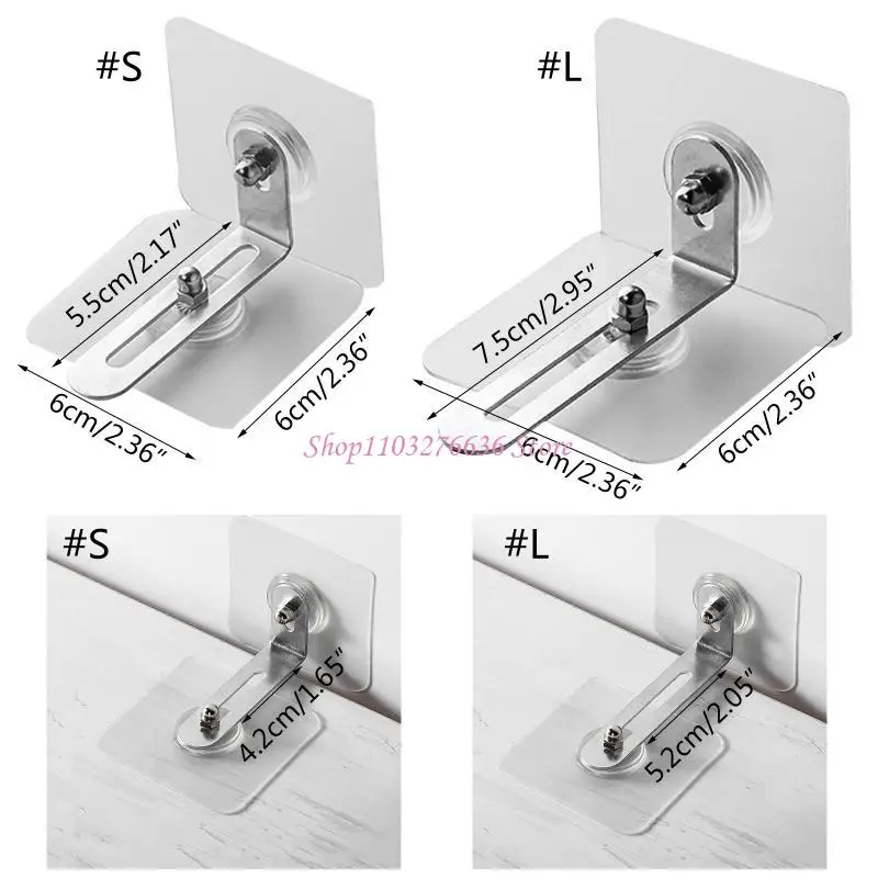 R6FD 4 PCS Nội thất chống đồ nội thất TIP Điều chỉnh khóa tủ khóa chống ngã