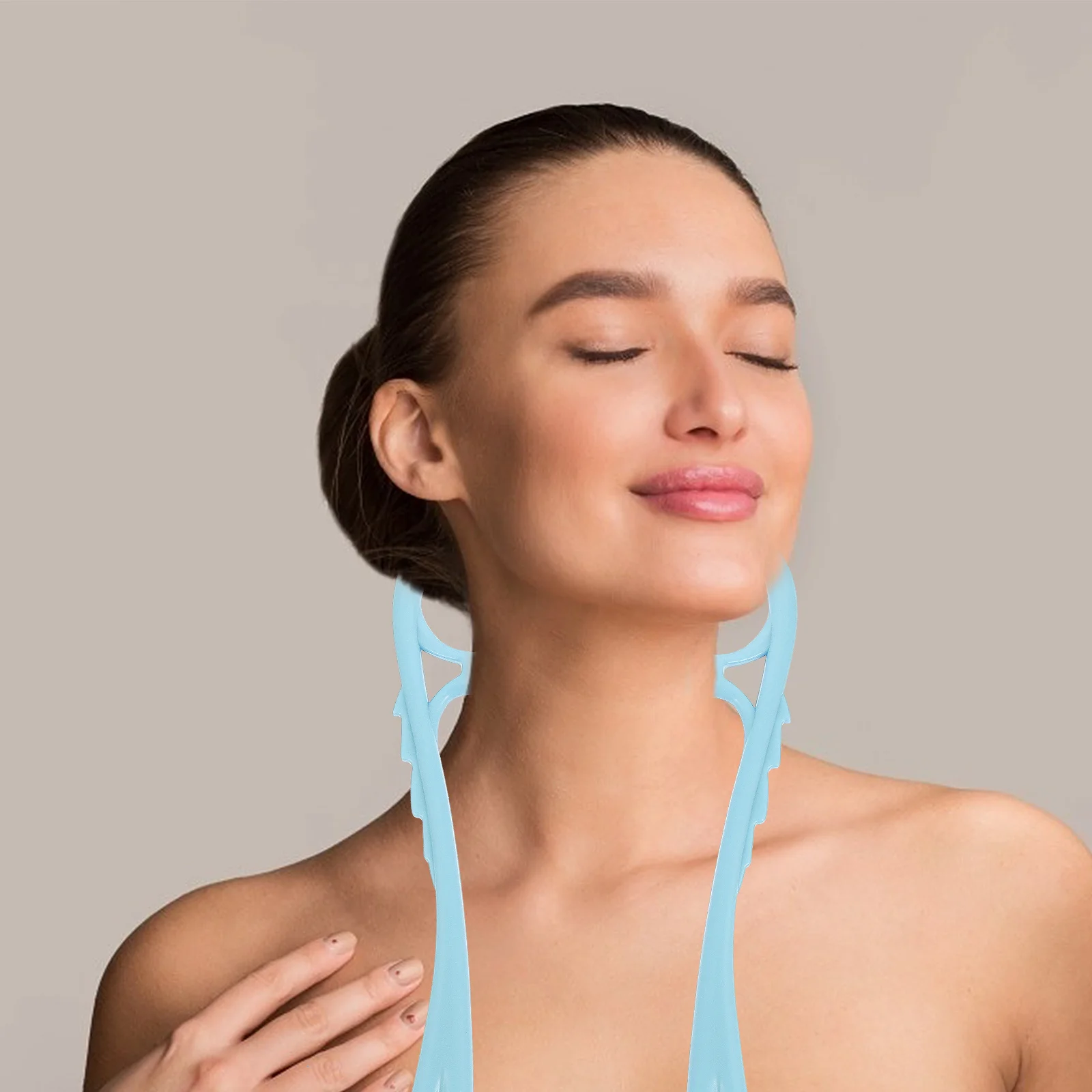 

Cervical Vertebra Massager Portable Neck Massage Device Pain Relief Ergonomic Vibration Massager Handy Neck Muscle