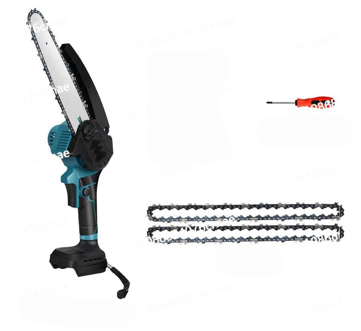 8 Cal piła elektryczna bezszczotkowy automatyczny olejarka ręczny ogrodowy do obróbki drewna piłą łańcuchową do akumulatora Makita 18V