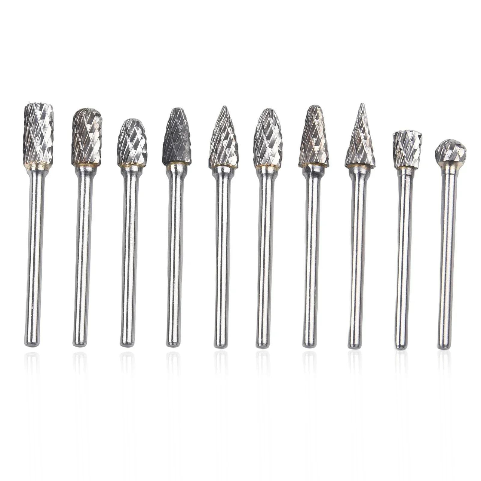 Double Stripe Grinding Head Silver Carbide Tungsten High Smoothness Milling Woodworking Reliable Easy To Master