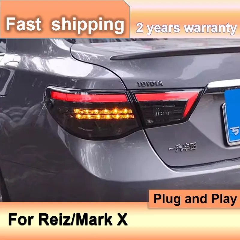 

Car Accessories for Toyota Mark X Taillights 2010-2013 Reiz Tail Lights Rear DRL Fog Brake Turn Signal Reversing