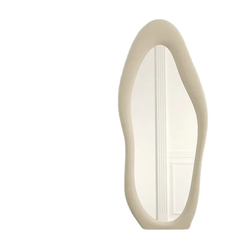

Internet celebrity full-length mirror, special-shaped, light luxury, landing, irregular ins style, home