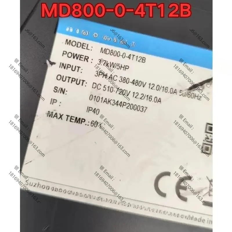 Der Gebrauchte Wechselrichter-Funktionstest MD800-0-4T12B ist normal