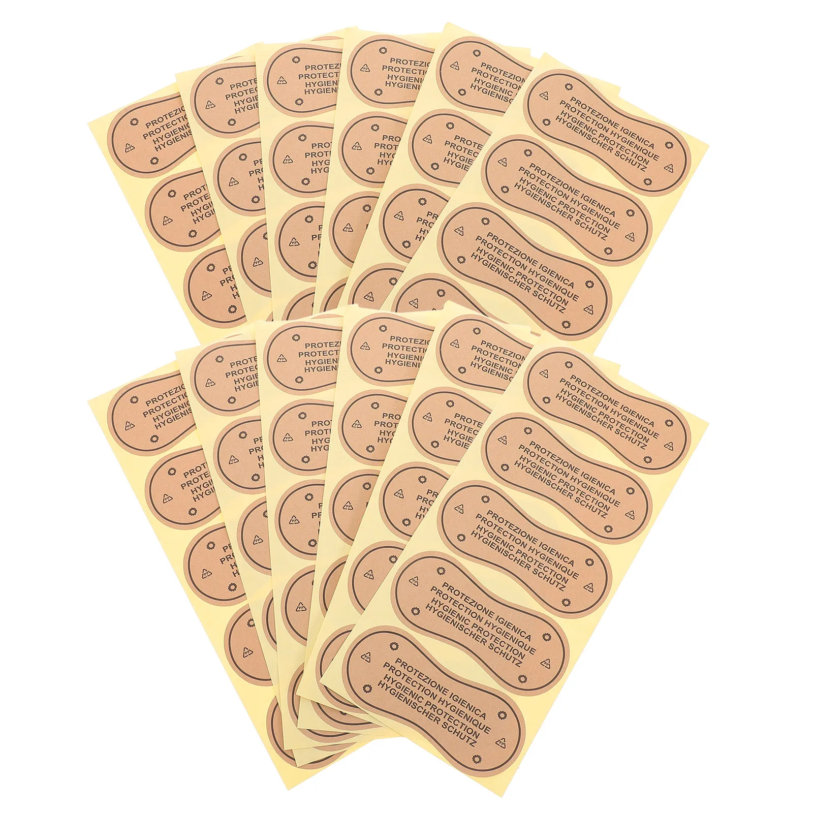 

100 Pcs Sanitary Pants Stickers Clothing Lining Paper Liners for Women Hygiene Strips Swimwear Lingerie Swimduit