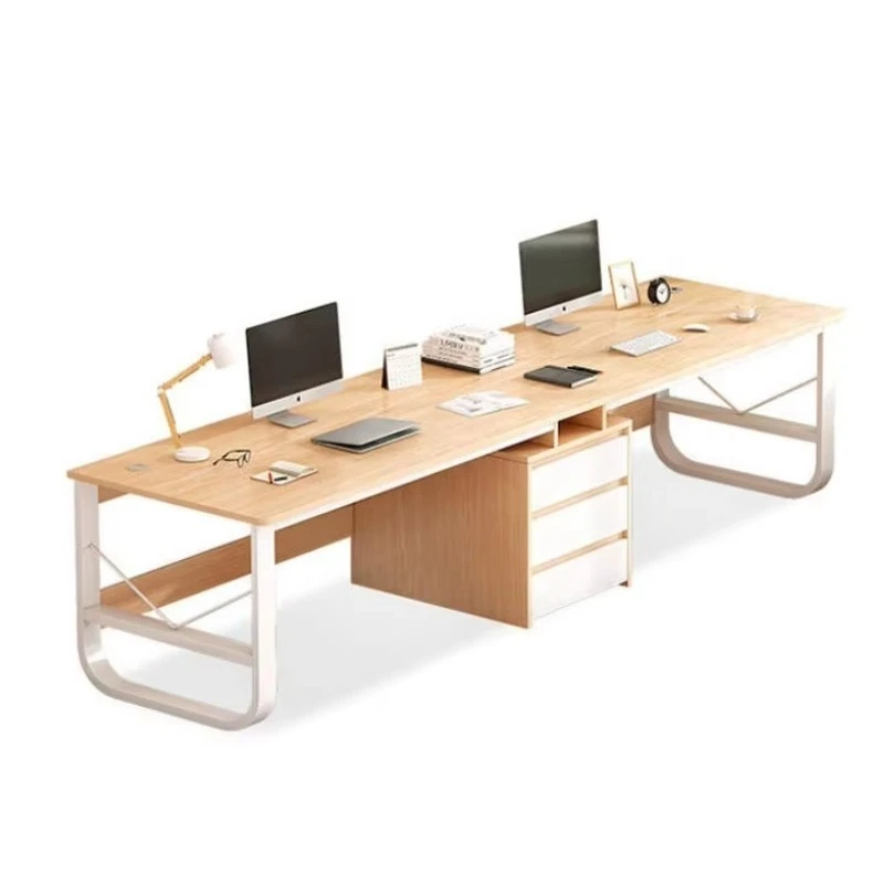 

Minimalist Modern Long Office Desk Double Person Computer Desk for Home Office & Study