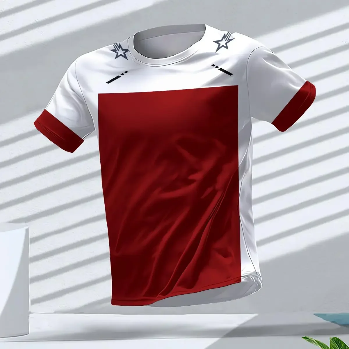 Herren Y2K Sport-T-Shirt Atmungsaktiv Schnelltrocknend Hochwertig Outdoor Lauf- und Trainingsaktivbekleidung – Detail 9