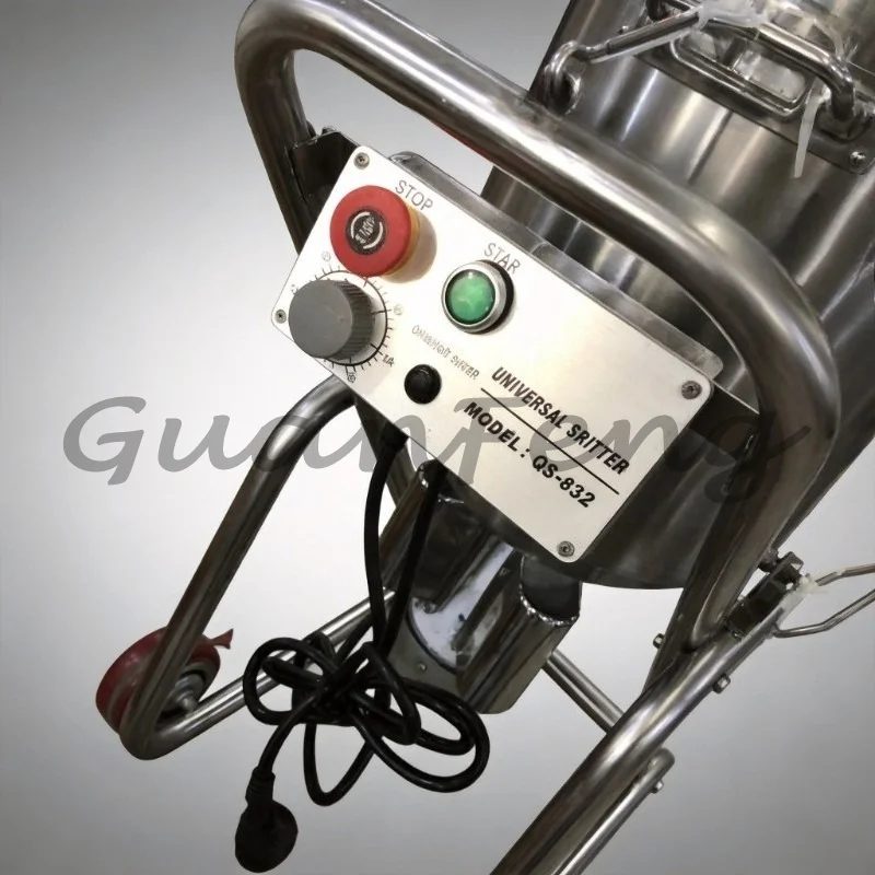 32L Large Capacity Food Shredder, 220V 1500W Stainless Steel Multi-functional Food Processor, Meat Cutter, Frying Machine