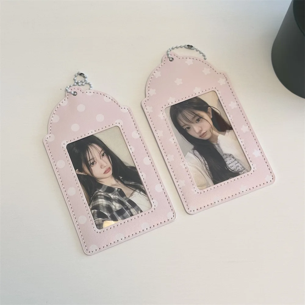Ins Korean Photo Card Holder Pendant 3 Inch Star Photo Card Case Campus Card Protection Set Pop Idol Photocard Holder Gift image 3
