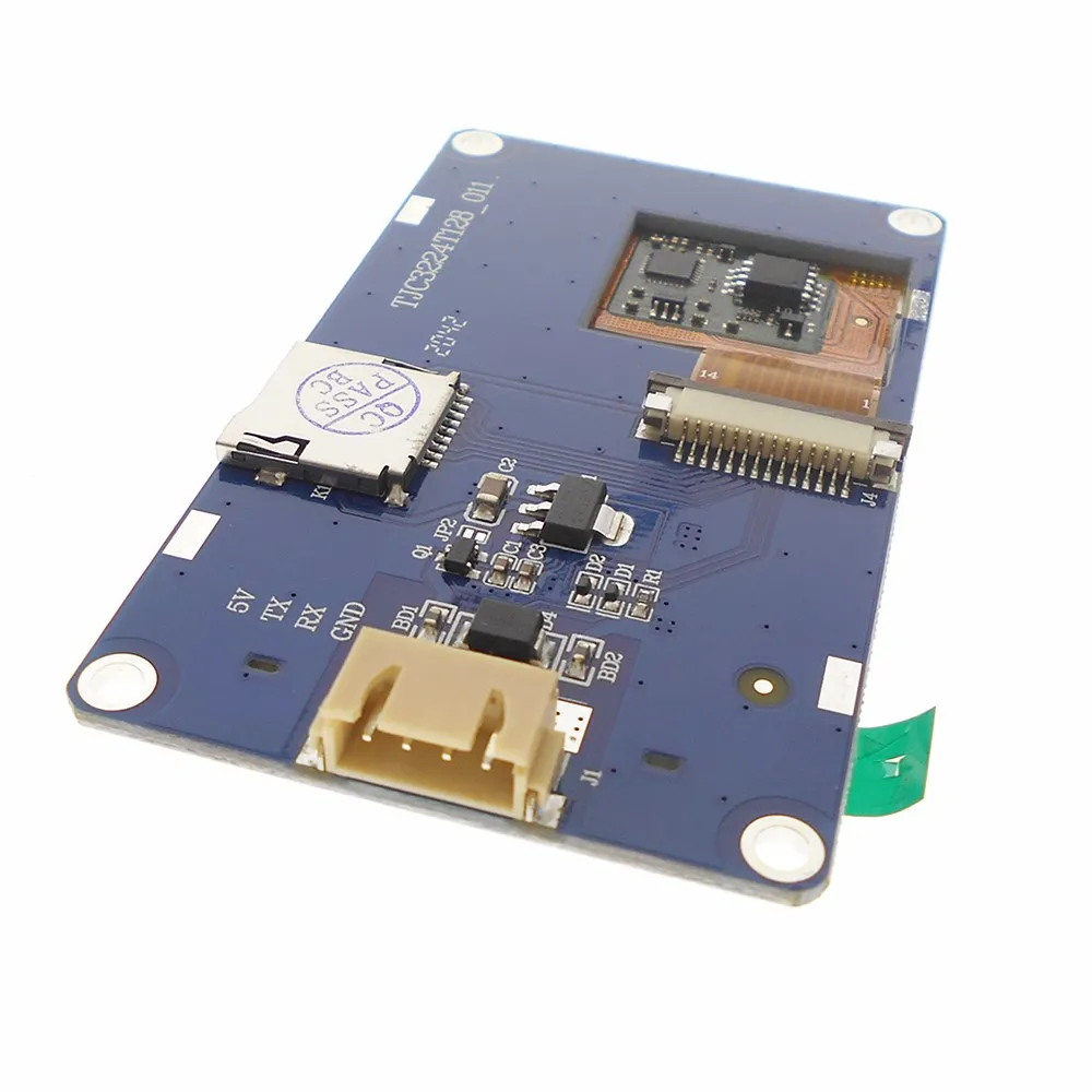 TJC3224T128 _ 011 T1 Series 2.8นิ้ว Serial Port หน้าจอตัวอักษร QR รหัสจอแสดงผล Rangka Besi HMI มนุษย์-คอมพิวเตอร์ Inter