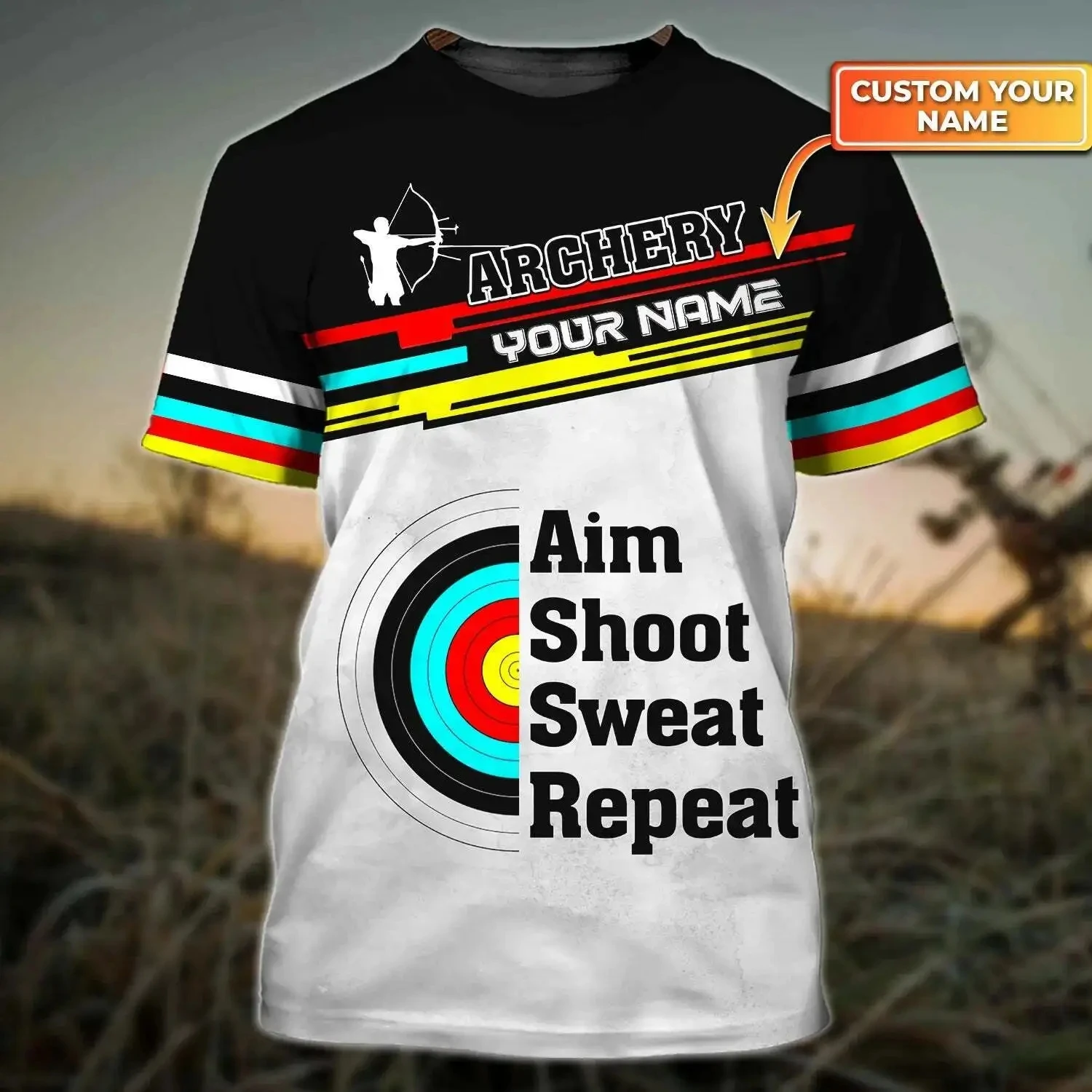 2025 جديد الرماية ثلاثية الأبعاد الطباعة تي شيرت رجل الصيف الرياضة سريعة قصيرة الأكمام المتضخم تي شيرت غير رسمي فضفاض الشارع الشهير Harajaku