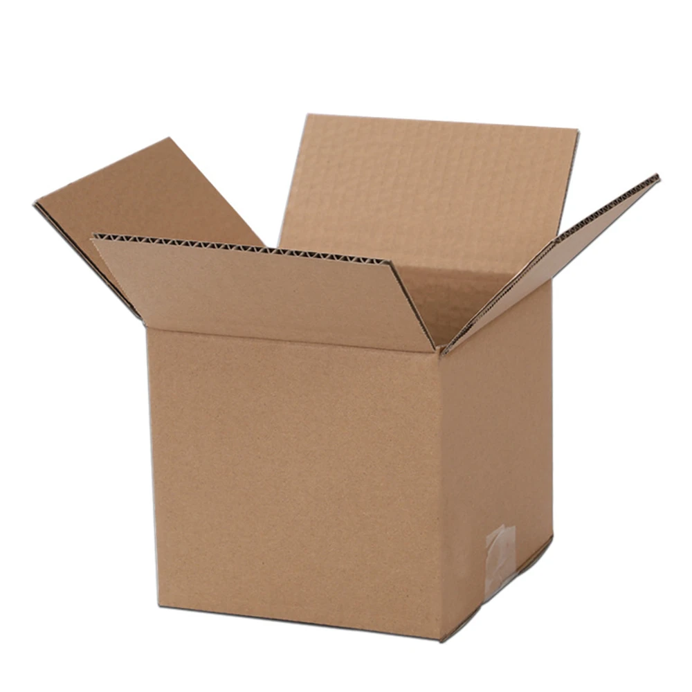 

100 Pack 4x4x4 inches Small Shipping Boxes Brown Corrugated Cardboard Boxes for Packing, Mailing, Moving, Business