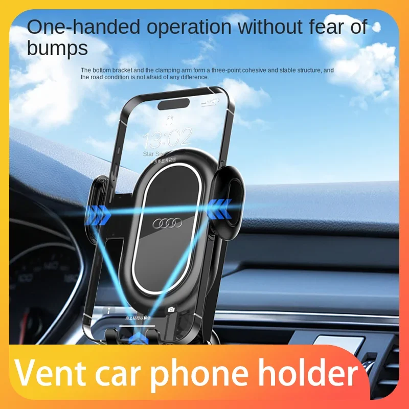 

Auto car general air -conditioning outlet mobile phone navigation bracket For Audi A4 B5 B6 B7 8P 8V 8L A5 C7 4F A8 Q2 Q7