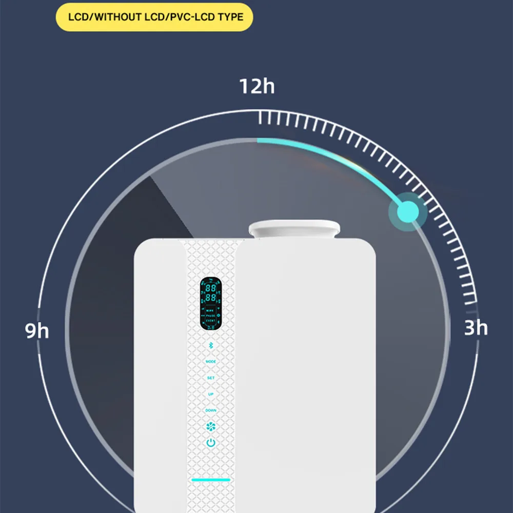 2025 جديد المنزل العطر ناشر رائحة 500m3 العطور معطّر الهواء المياه الحرة زيت طبيعي 200 مللي واي فاي بلوتوث APP آلة