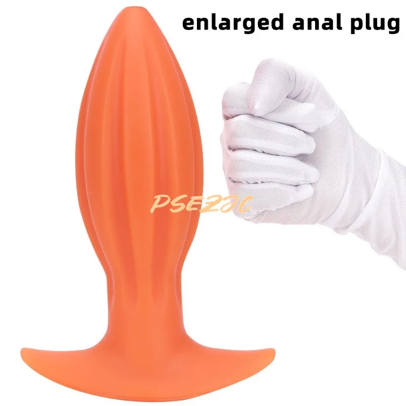 A Large Silicone Anal Dilator That Can Be Used for Both Men and Women To Stimulate Adult Sexual Pleasure When Going Out