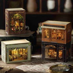 DIY Miniature Dollhouse Kits 3D Puzzles Handmade House Wooden Doll House With Furniture Building Toys For Xmas Gifts
