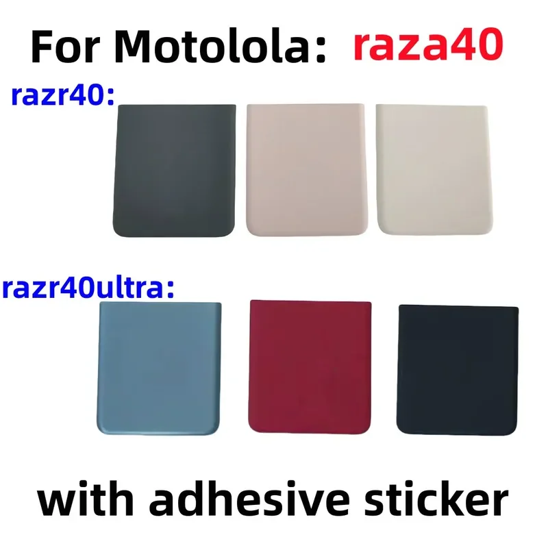 

Back glass cover battery Black Cover Case for motoola Moto razr40 razr40ultra XT2321-2 XT2323-3