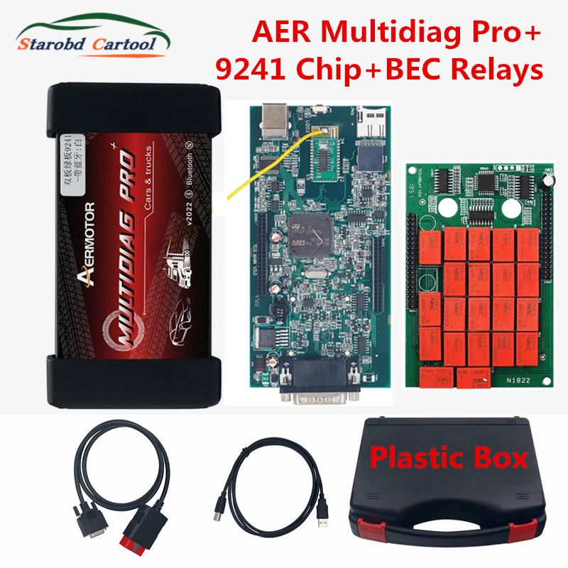 AER TCS Multidiag V3.0 9241 Chip 2021.11 DS 150 Keygen Software Double Green PCB Code Reader Truck Diagnostic Tool Multidiag PRO