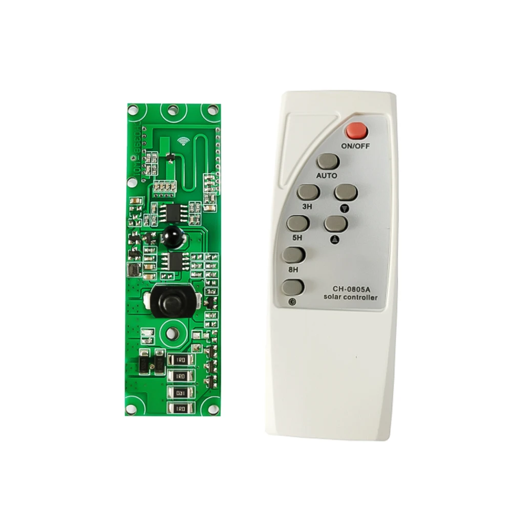 Automatic Control Lamp Board Solar LED Driver Board With Remote Control Multi-function Practical Creative Human Body Induction