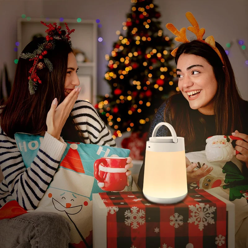 LED Night light, Portable Table Lamp with Touch Control, USB Muti-Colour Modes Lights, for Bedroom Study Baby Room Kids Home Dec