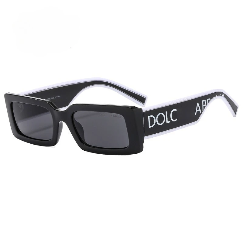 

2026 New Rectangular Letter D Sunglasses G Family Fashion Small Square Frame Men and Women Sunglasses Trendy Glasses