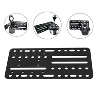 USB Handbrake Desk Mount Bracket Plate Multiple Hole Adapter Plate for SIM Racing Shifter PC USB Handbrake Mount Plate