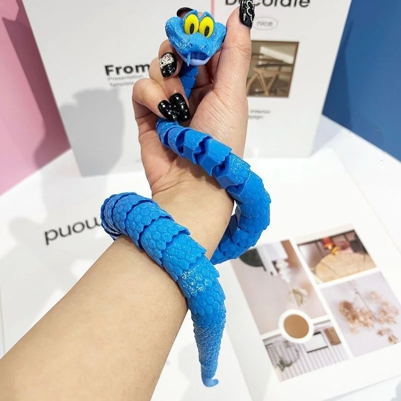 Disney Zootopia 2 Gary Wąż Symulacja Druk 3D Ruchome Stawy Model Figurka Ozdoba na Biurko Relaks i Ulga od Zmęczenia Prezent