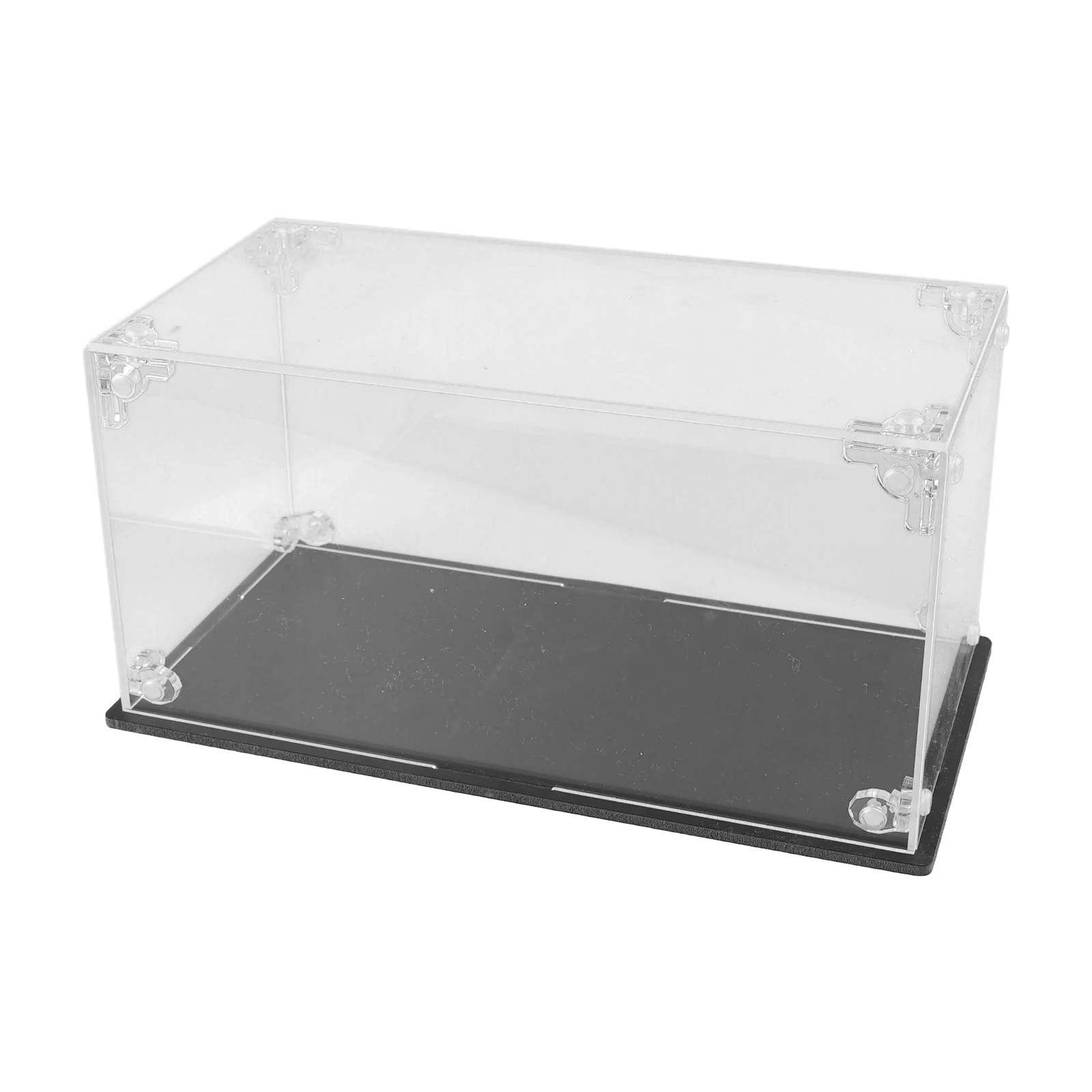 Transparente Acryl Vitrine Für 1:32 Skala Auto Modell Bausteine Ornament Zusammengebaute Klare Staub Abdeckung Ziegel Spielzeug Teile