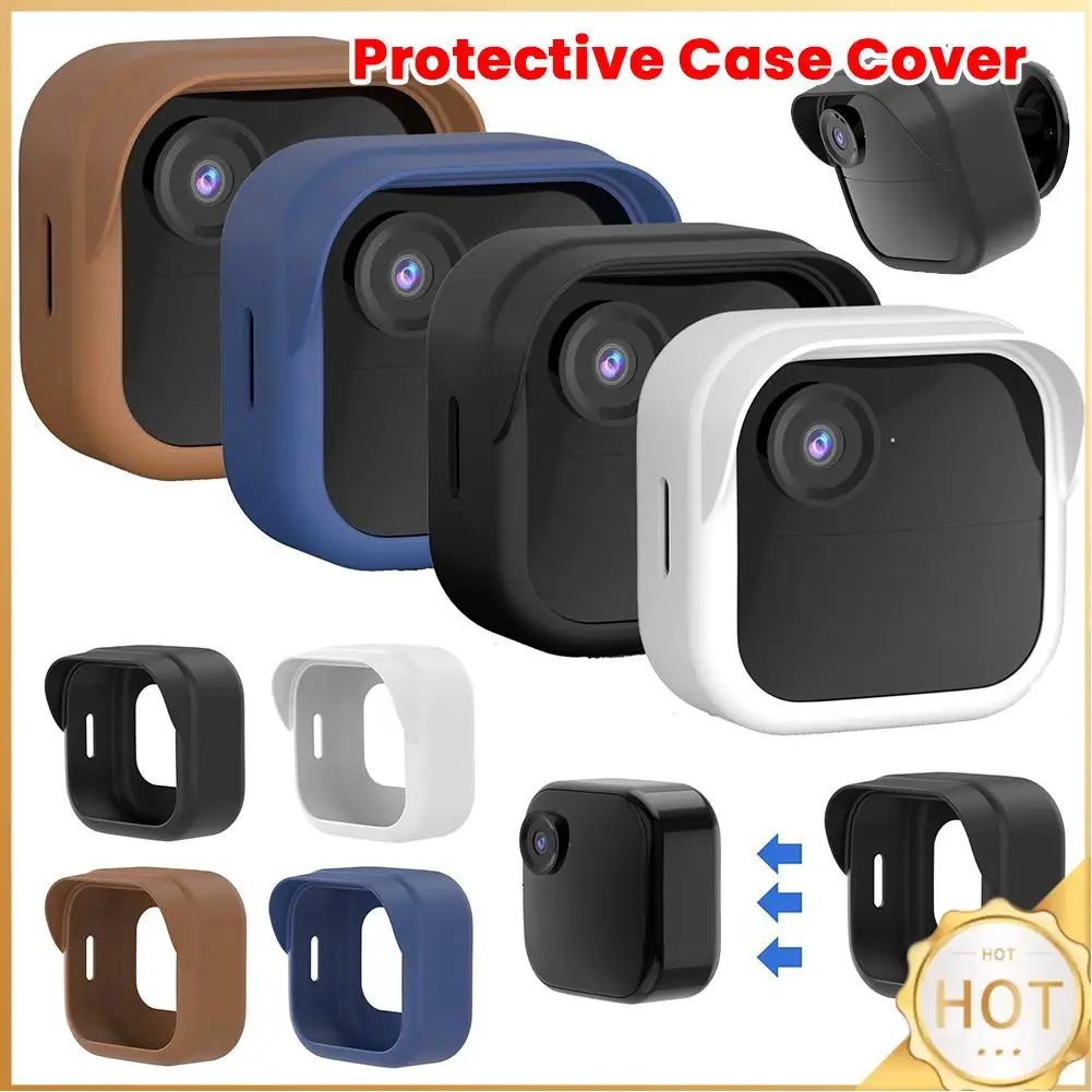 

Silicone Weather-Resistant Camera Cover Weatherproof Camera Sleeve Brim Design Anti-scratch for Blink Outdoor 4 (4th Gen)