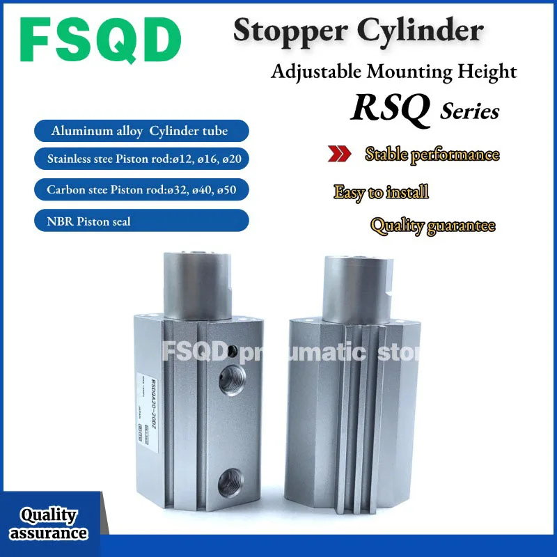 

Цилиндры-ограничители RSDQA32, RSDQA40, RSDQA50-10DL, 15DL, 20DL, 25DL, 30DL, 10BL, 15BL, 20BL, TL, DB, BB, TB, DC, BC, TC, DD, BD, TD, DE, BE, TE, RSQ, RSDQ