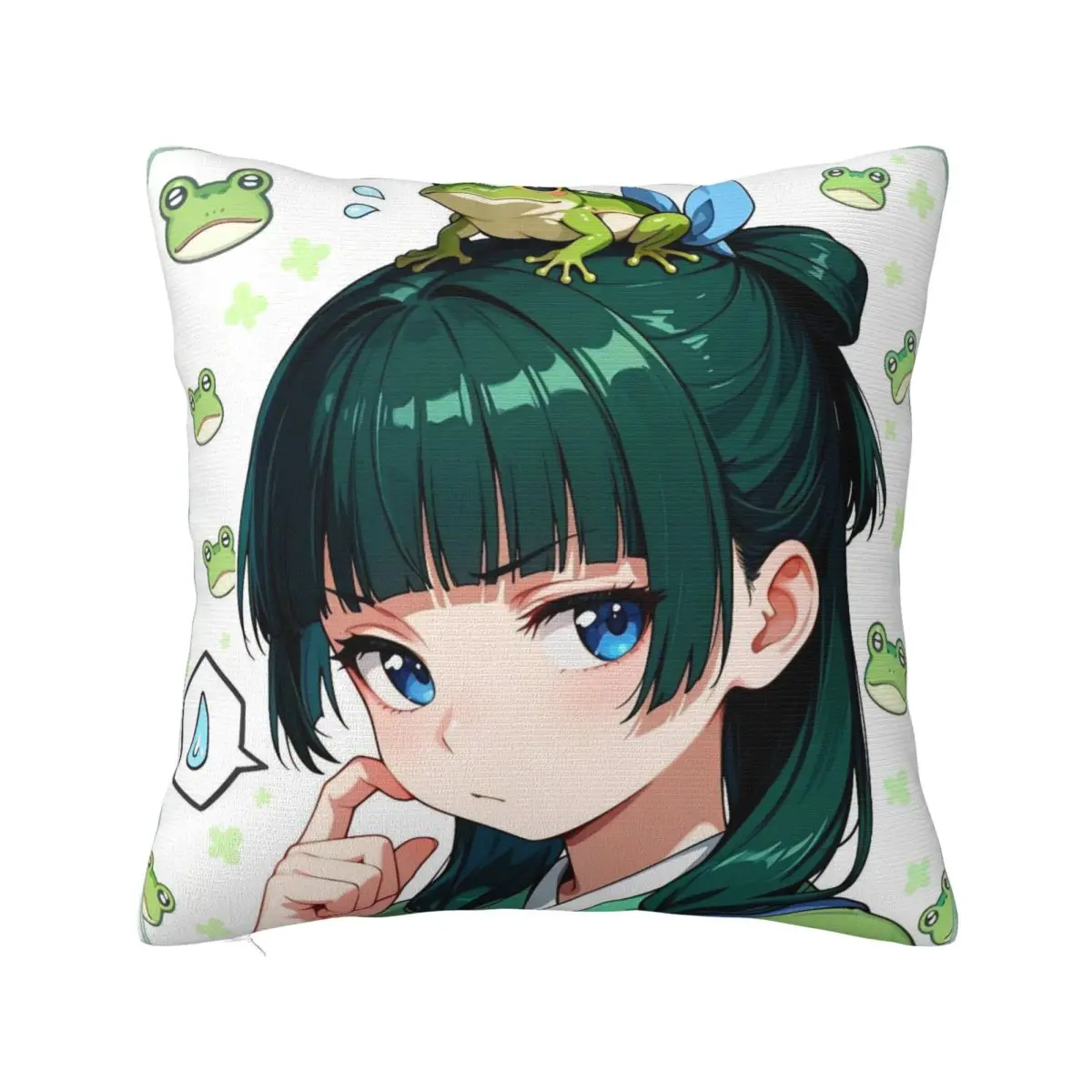 Maomao The Apothecary Diaries Pillowcase Printed Polyester Cushion Cover Decor Pillow Case Cover Home Drop Shipping 40X40cm