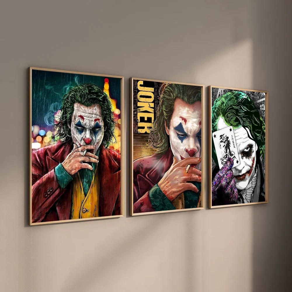 1 قطعة النفط اللوحة جوكر المشارك ملصقات مقاوم للماء جدار الفن لغرفة المعيشة غرفة الرجعية ديكور هدية طباعة عالية الجودة #6