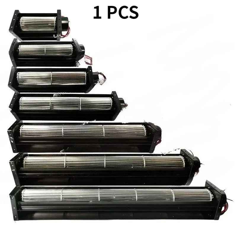 

DC12V/24V Cross Flow Fan with Copper Motor Roller Fan Strong Wind Silent Cooling Airflow Ventilation Crossflow Fan Replacement