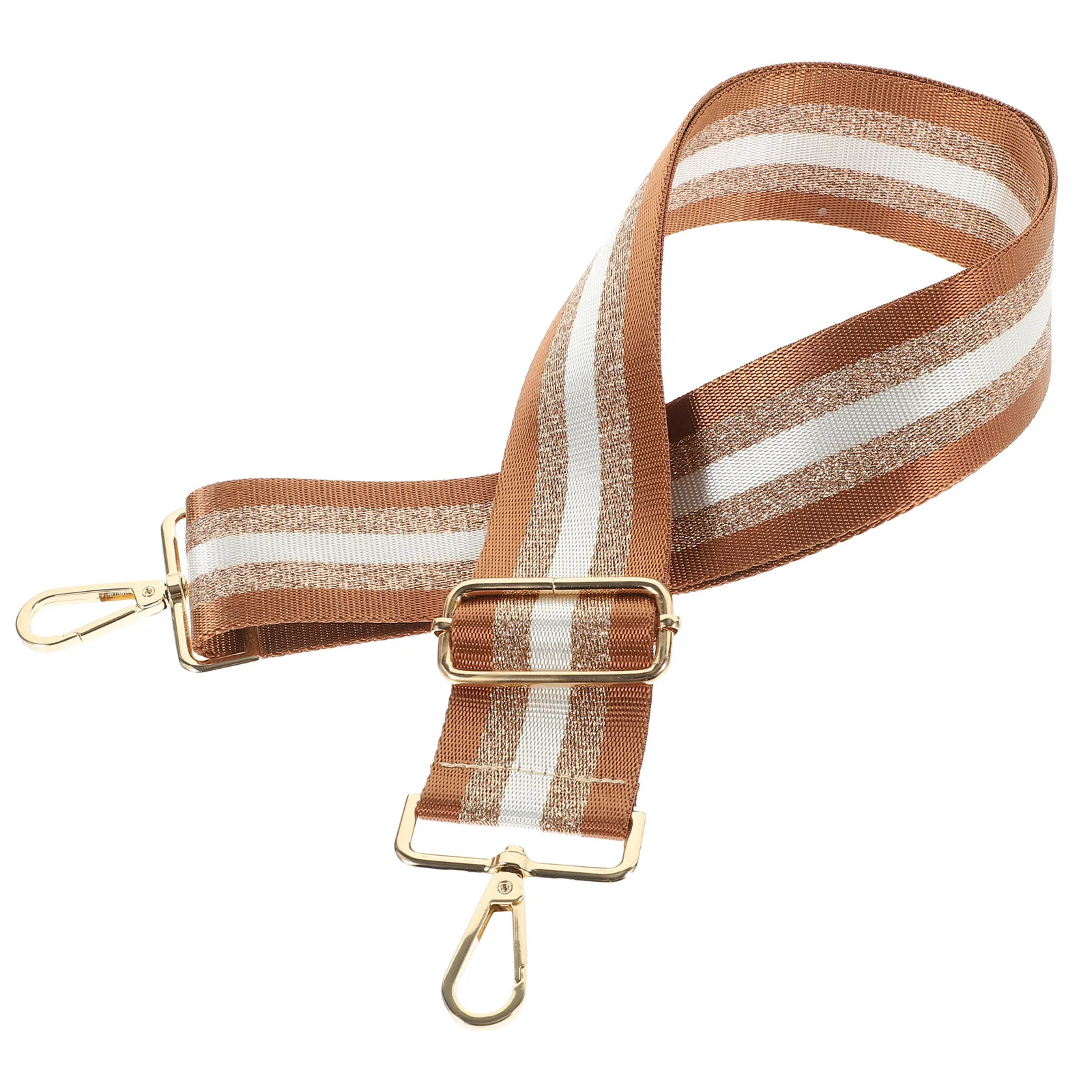 

Wide Replacement Bag Strap Nylon Shoulder Crossbody Purse Handbag Adjustable Strong Load-Bearing Comfortable Non-Slip Metal