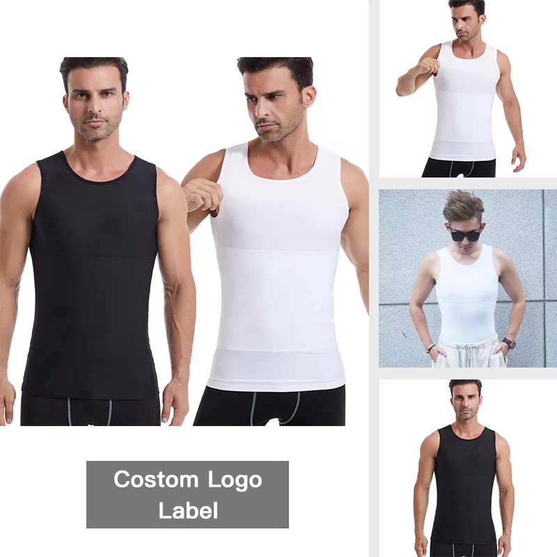 Summer Men's Belly Tie High Elastic Sports Vest