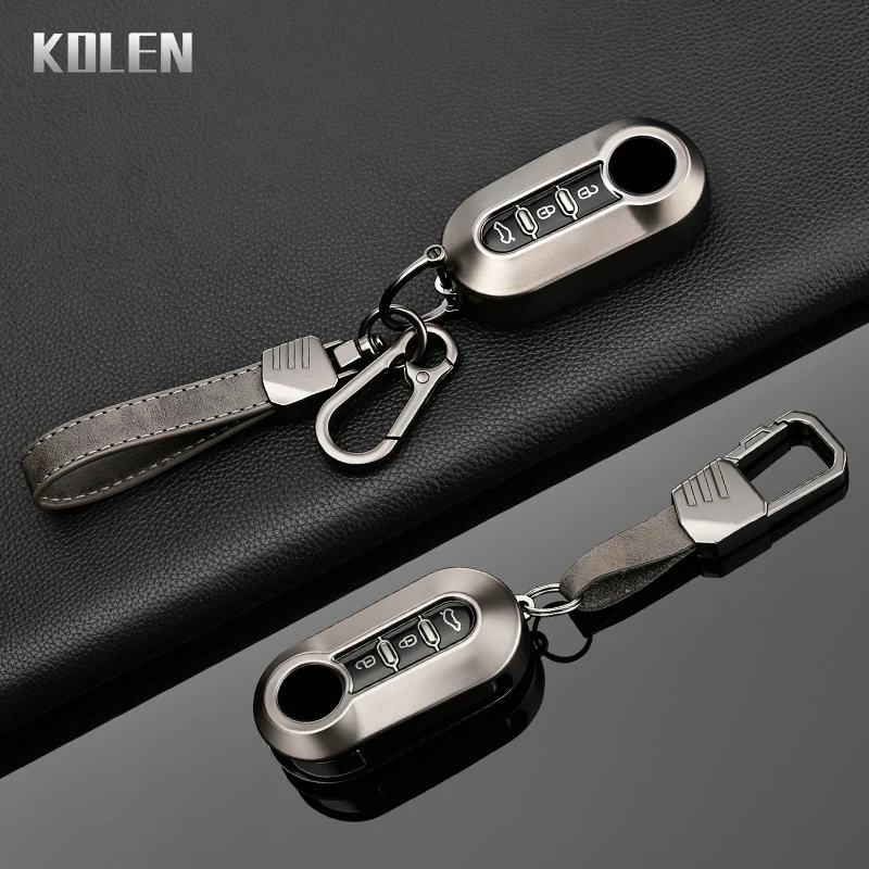 TPU Autoschlüssel-Hülle für Fiat 500, Ducato, Panda, 500L, Punto, Lancia Musa, Citroen Jumper, Peugeot Boxer – Schutzhülle